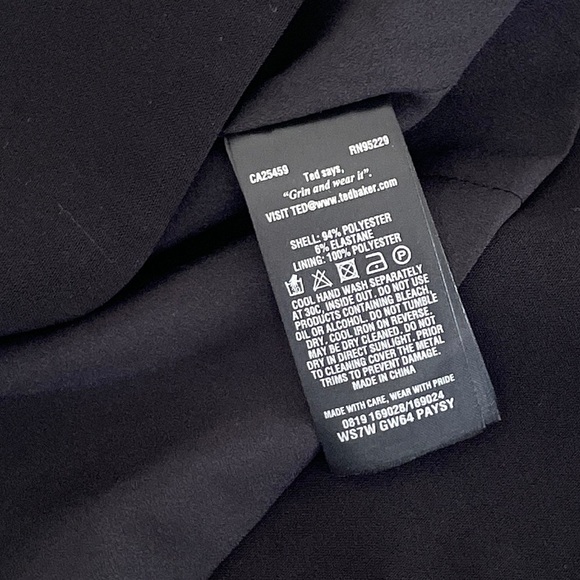 Ted Baker Paysy High Neck Top in Black - Picture 10 of 12